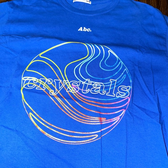 Advisory Board Crystals ABC Graphic Logo Blue T-Shirt Size Large - Picture 2 of 6